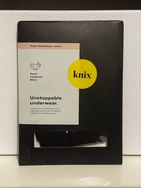 NEW! knix Super Leakproof Bikini - Black size S